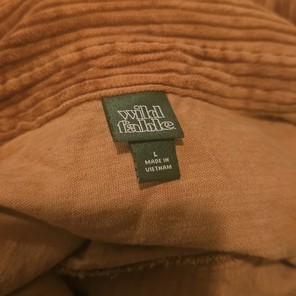 wild fable Corduroy Shacket in Warm Tan - Picture 5 of 5